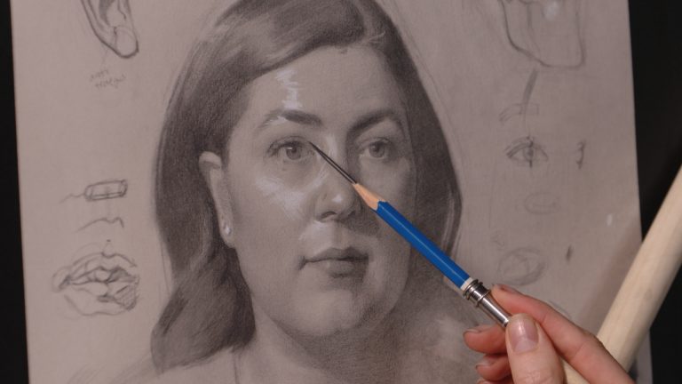 Finishing a Pencil Portrait Drawingproduct featured image thumbnail.