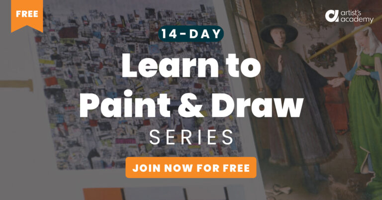 14-Day Learn to Paint & Draw Seriesproduct featured image thumbnail.