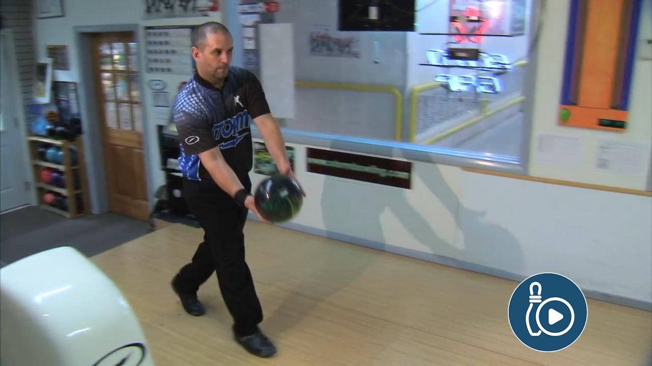 Proper Bowling Form During the Pushaway Bowling Training Video