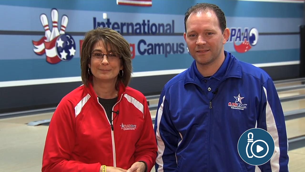 In this video, bowling coaches Coach Stephen Padilla and Carolyn Dorin-Ball...
