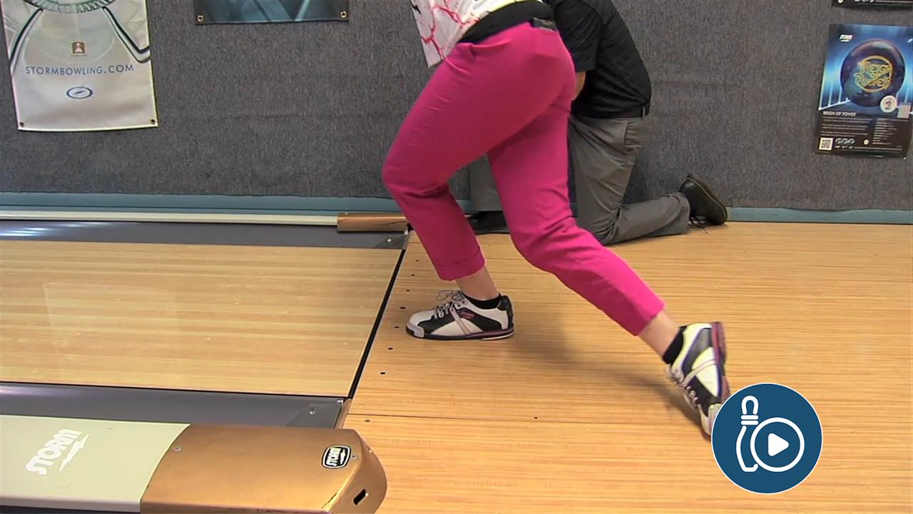 Bowling Release Practice for Upper and Lower Body Alignment