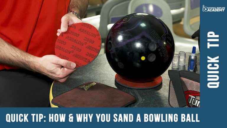 Quick Tip: How & Why You Sand a Bowling Ballproduct featured image thumbnail.