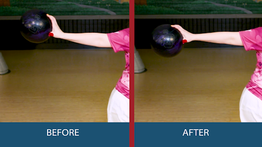 comparison of bowling with wrist device and without
