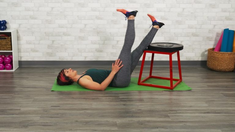 Hamstring Stretch with a Box, Door or Wallproduct featured image thumbnail.