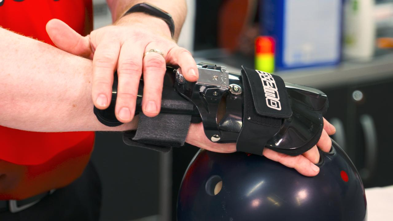 Getting Fitted for a Ball with a Bowling Wrist Device National