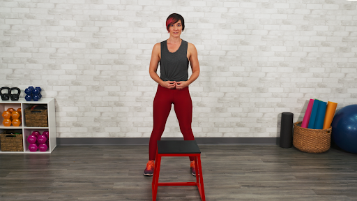 Modified Squat With a Balance Aid