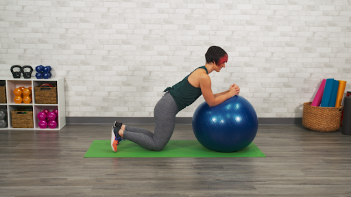 Core Plank with a Physioball | National Bowling Academy