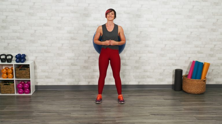 Wall Squat With A Physioballproduct featured image thumbnail.