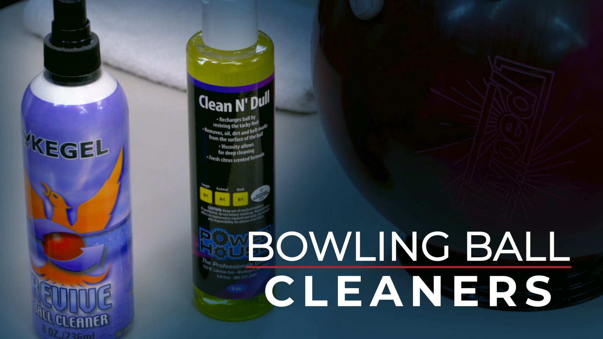 Bowling Ball Maintenance - Applying Cleaner