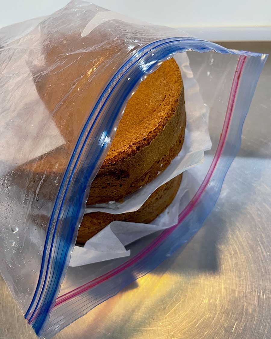 When freezing cakes, it's important to wrap them tightly in