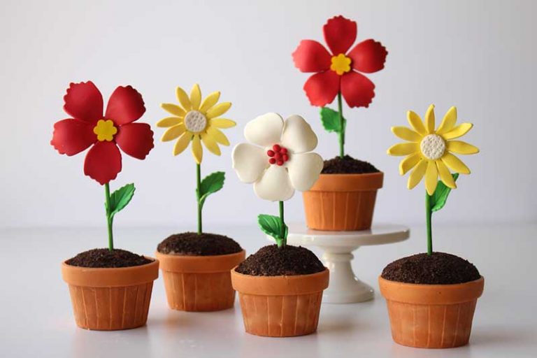 Grow Your Own Mini Flower Pot Cakesarticle featured image thumbnail.