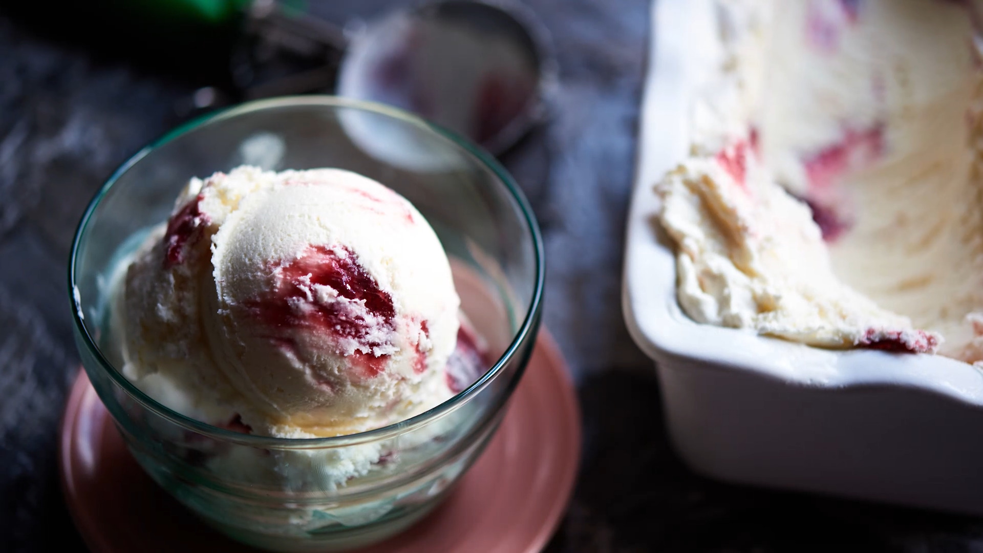 ice cream made from a turbo blender