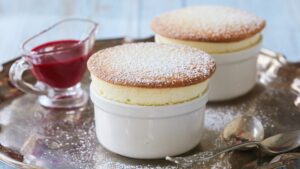 White Chocolate Soufflé