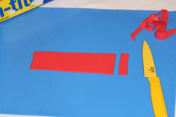 cut flat into two pieces