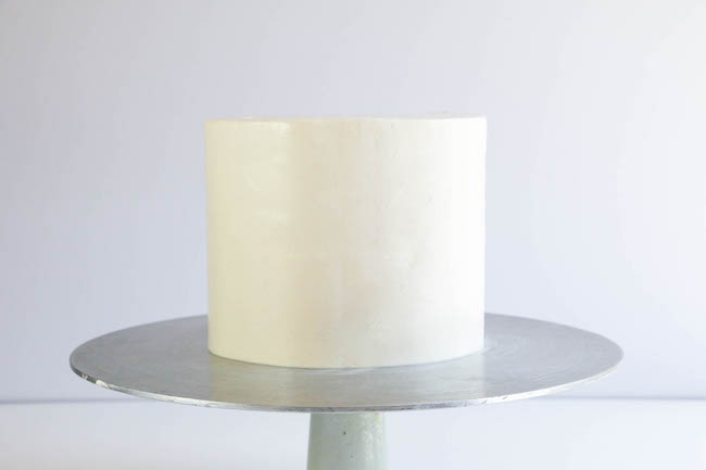 frosted cake