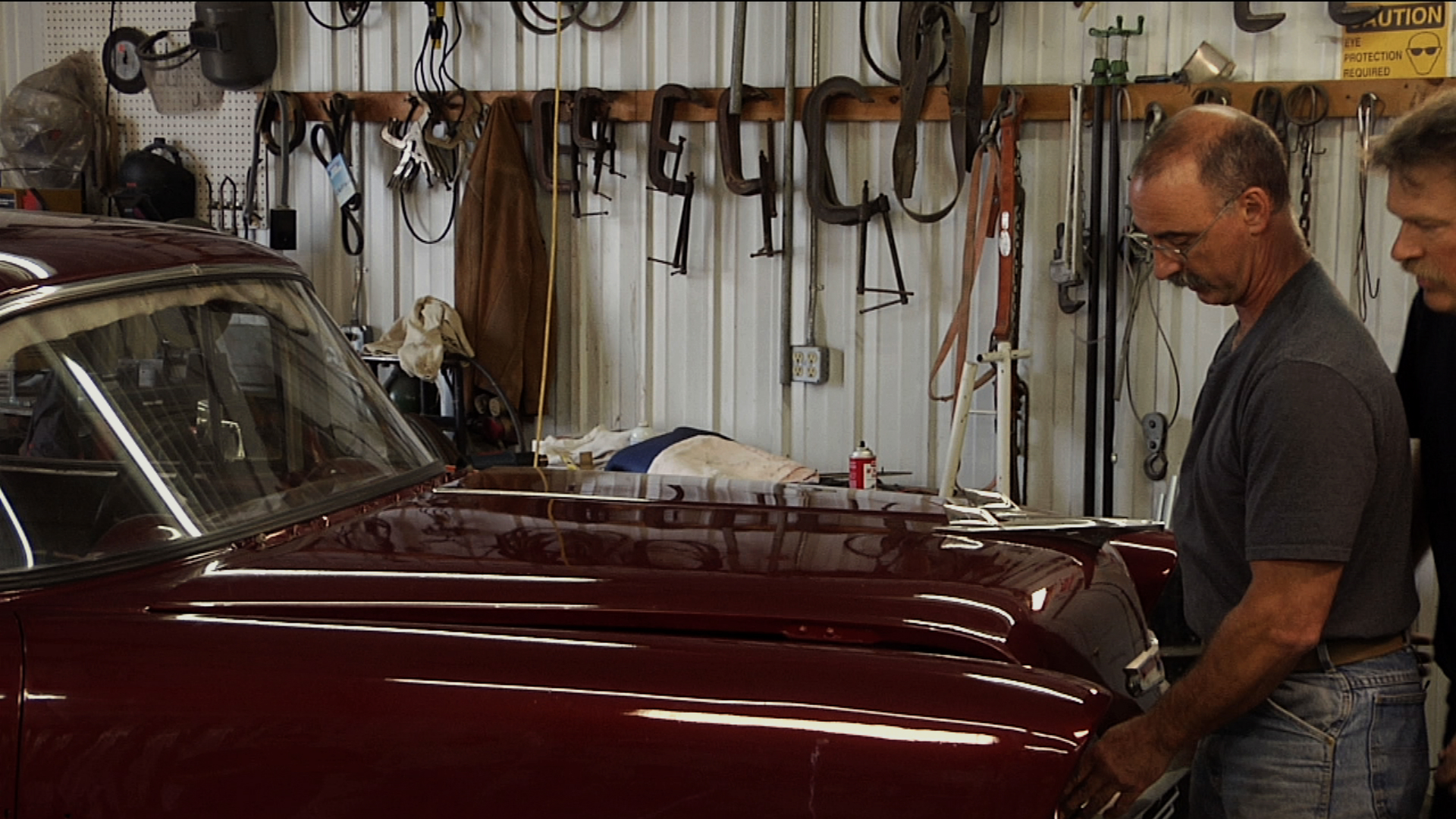 Installing the Hood on a Project Car | Classic Car Restoration Club