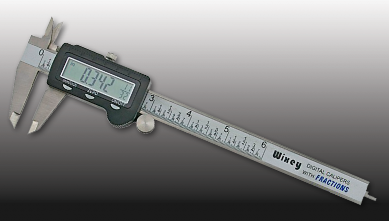 Wixey Digital Calipers with Fractions