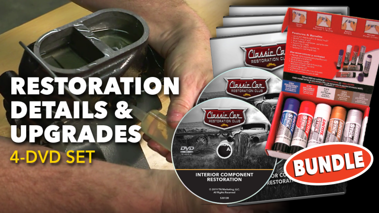 Restoration Details & Upgrades 4-DVD Set + Loctite 5-Stick Packproduct featured image thumbnail.