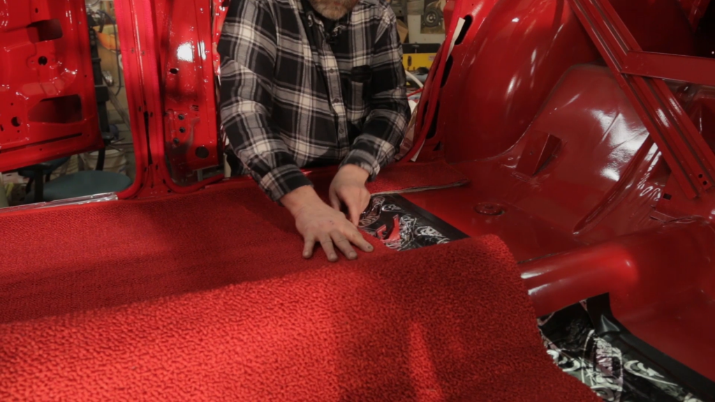 Making Holes in Car Floor Carpet Classic Car Restoration Club