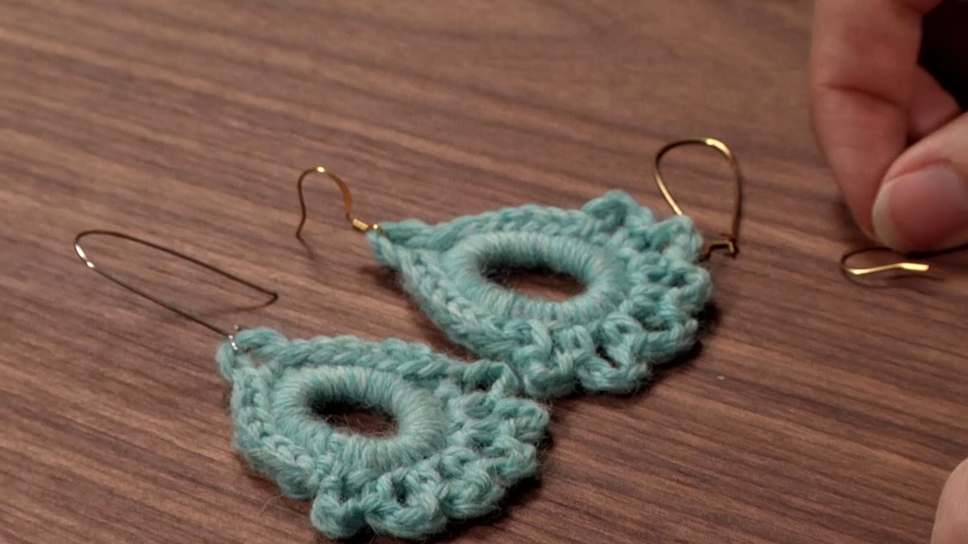 Crochet sales hook earrings