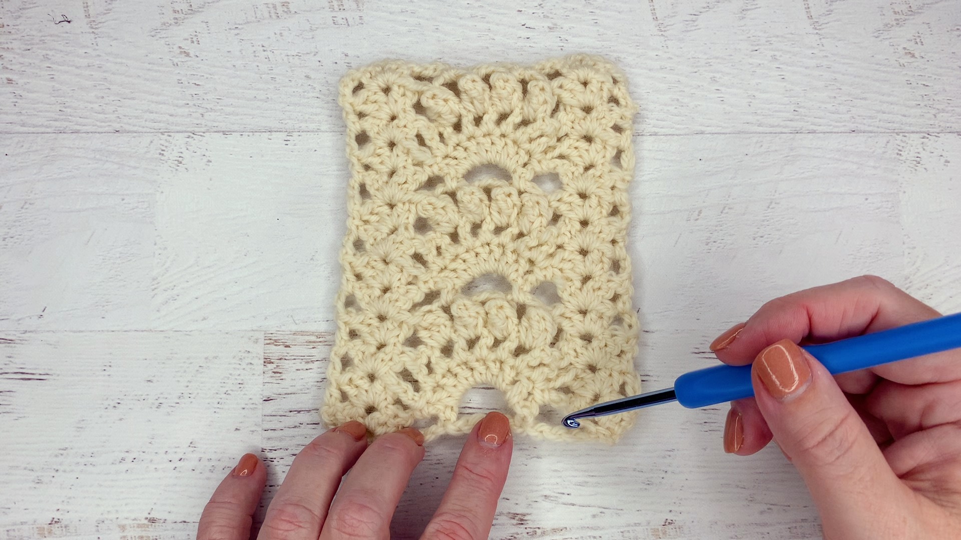 Crochet a Lacy Shell Stitch