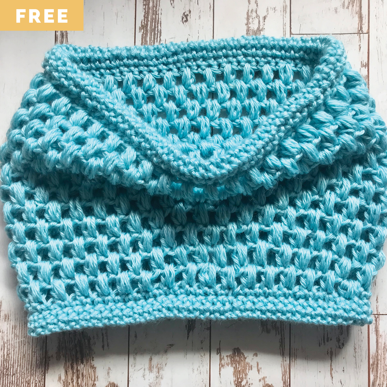 Free Crochet Pattern - Puff Love Cowl