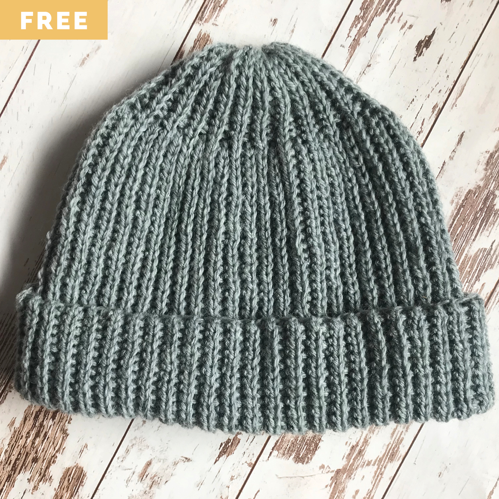Free Crochet Pattern - Ribbed Watch Cap