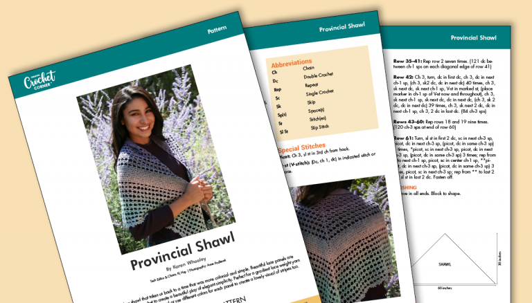 Provincial Shawl Patternproduct featured image thumbnail.