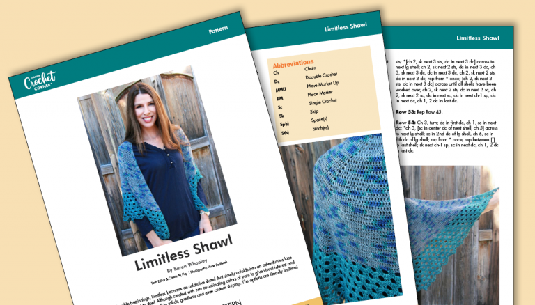 Limitless Shawl Patternproduct featured image thumbnail.
