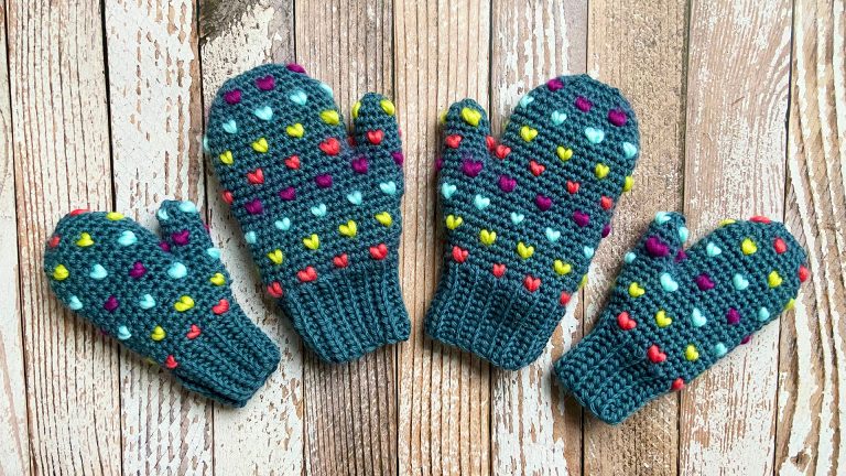 Thrum Lovin' Mittens Creative Crochet Corner