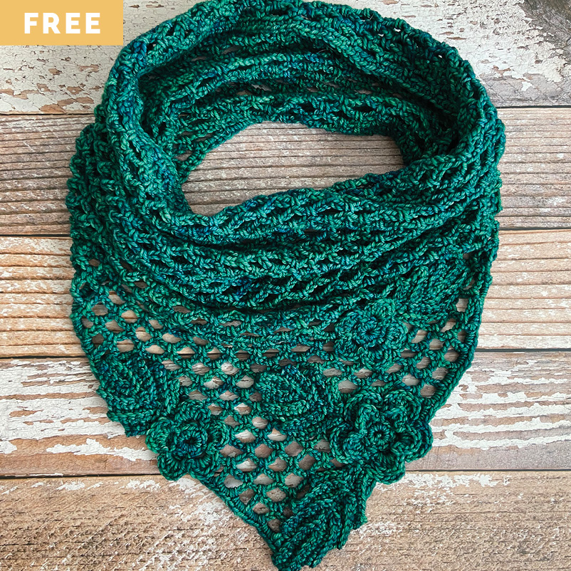 Free Crochet Pattern - Irish-ish Lace Cowl