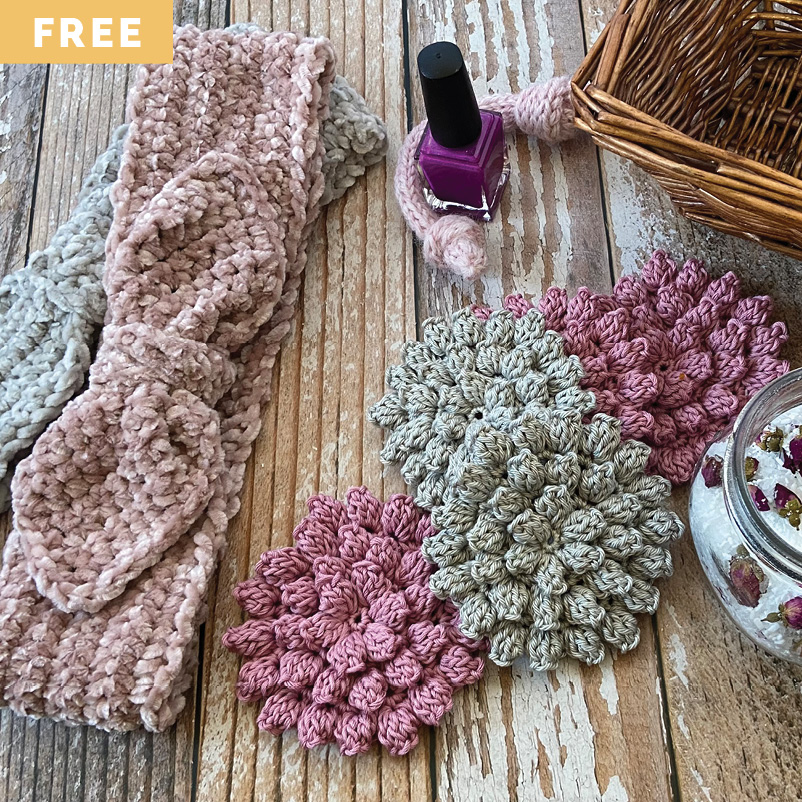 Free Crochet Pattern - Spa Day: Relax & Craft
