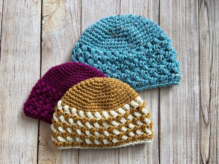 Baby Bean ie Crochet a Teeny Bean Stitch Hat Creative Crochet Corner