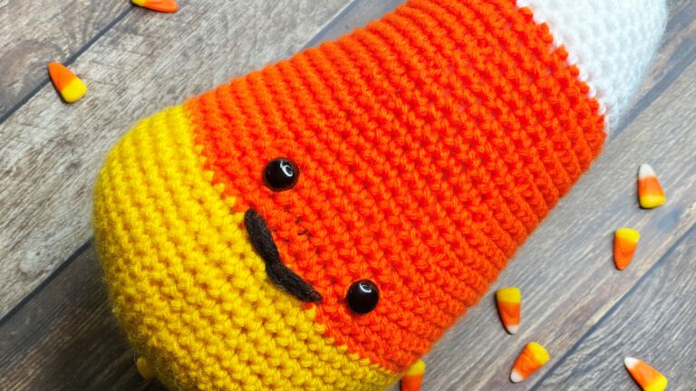 Candy Corn Stuffie | LIVE Tutorial With Jen Lucasproduct featured image thumbnail.
