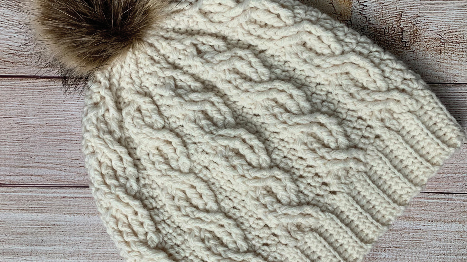 Free Crochet Pattern - Wintertide Cable Hat