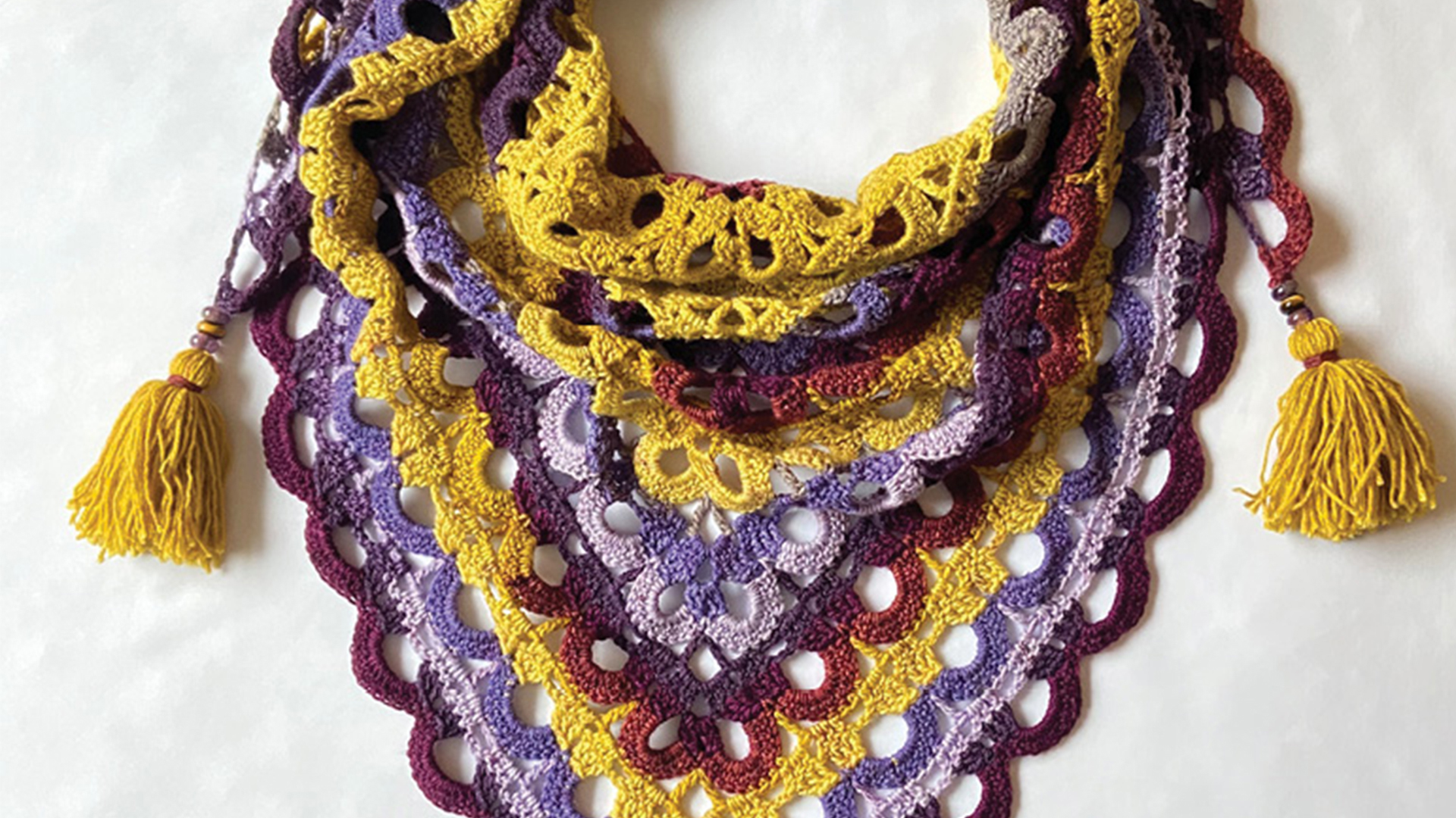 Free Crochet Pattern - Firedrake Lace Shawl