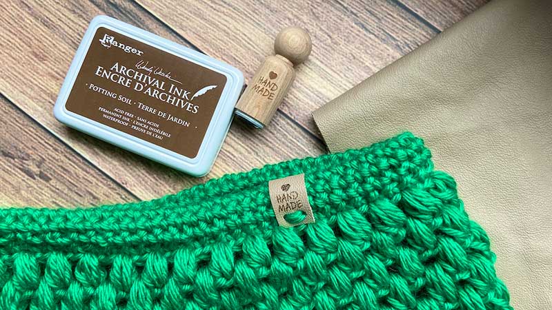 Personalize Your Crochet - How to Add Labels & Tags to your Crochet Items -  A Crocheted Simplicity