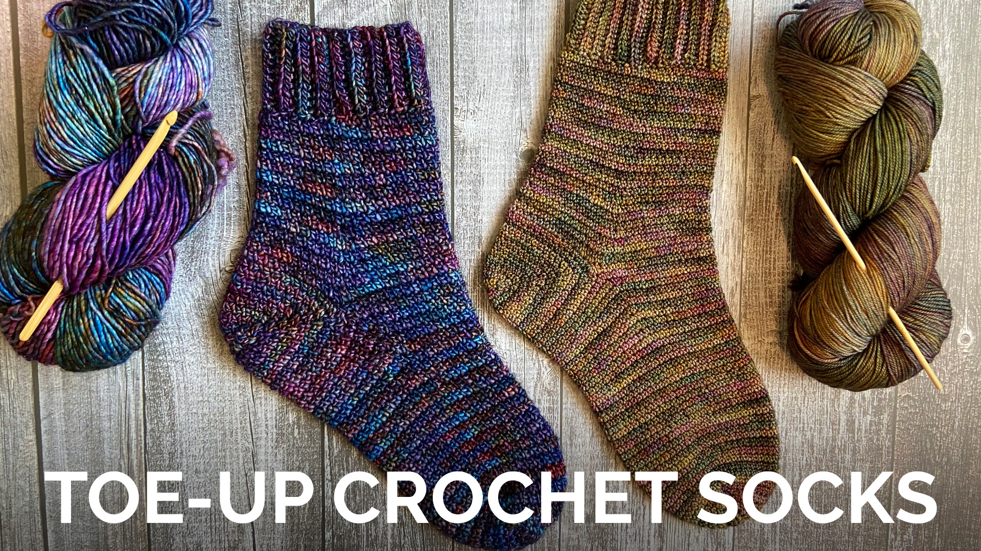 Toe-Up Crochet Socks | Creative Crochet Corner