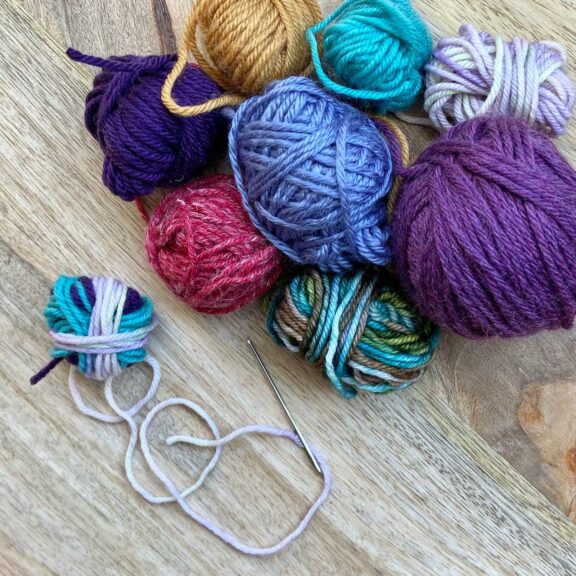 Join a New Ball of Yarn to a Project