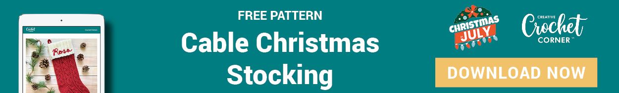 Cable Christmas Stocking
