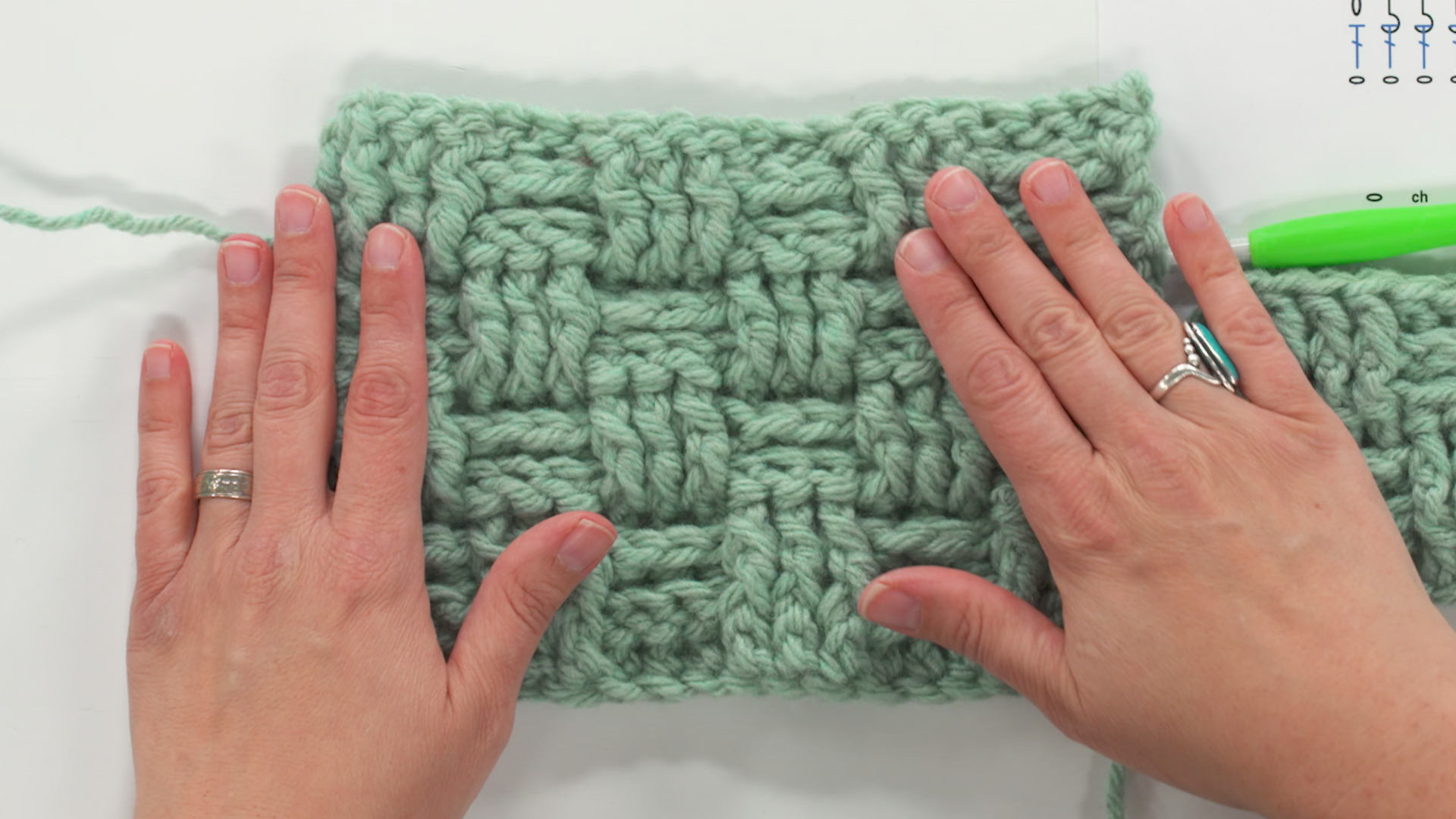 Crochet and Other Stuff: Open-weave Rattan Stitch pattern - free