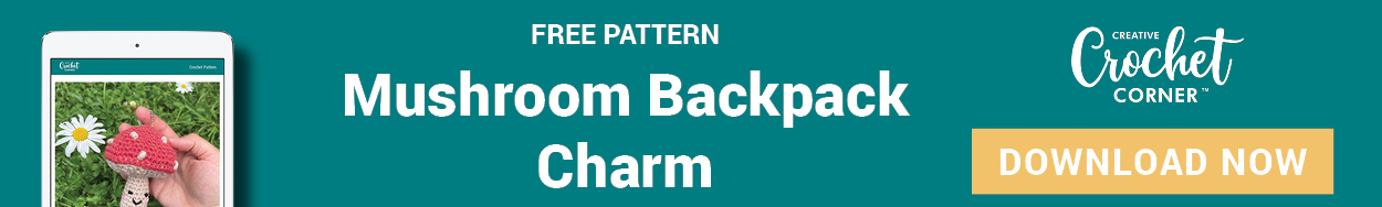 Download free Mushroom Backpack Charm Amigurumi