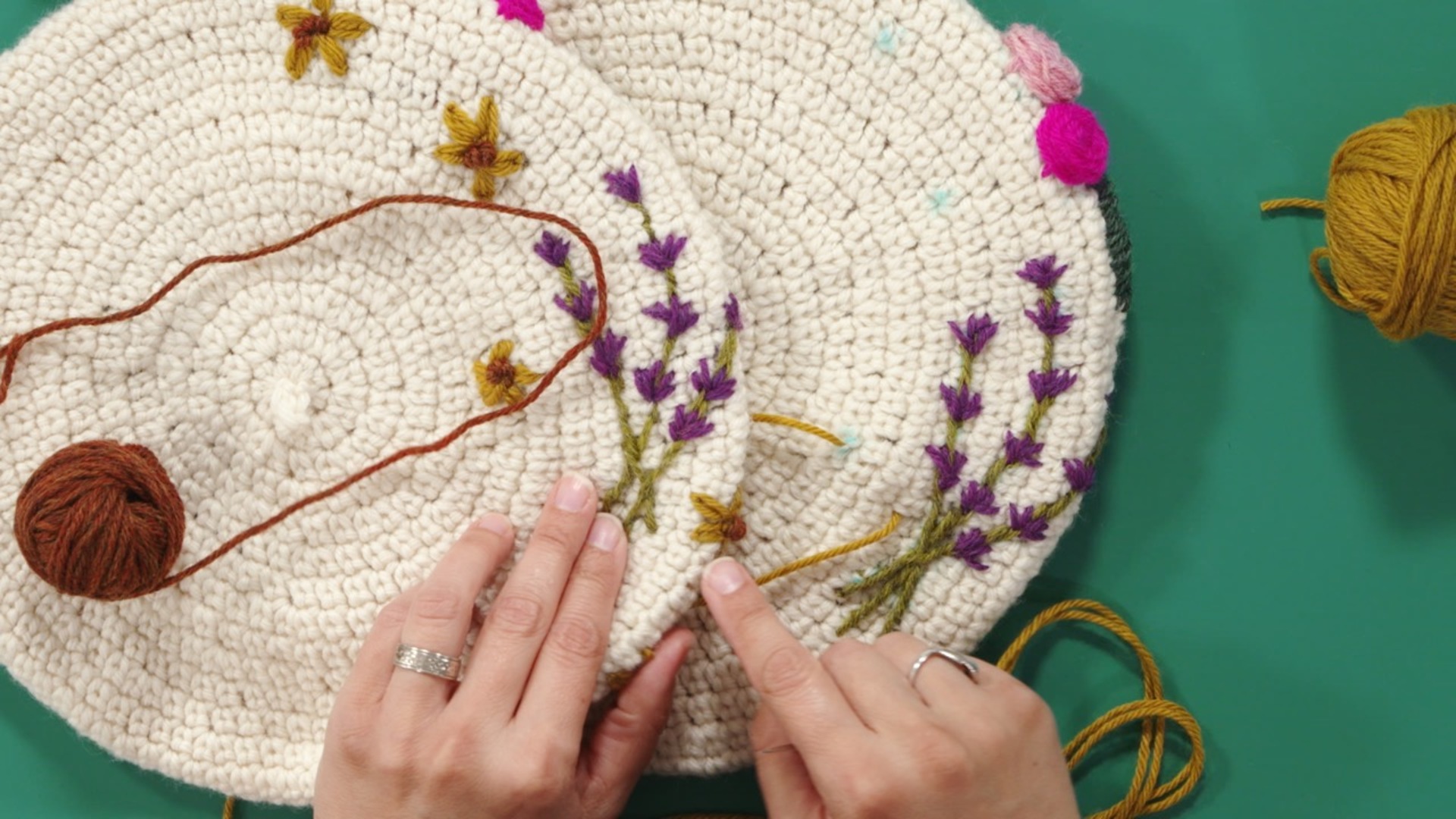 Session 6: Embroidering the Beret