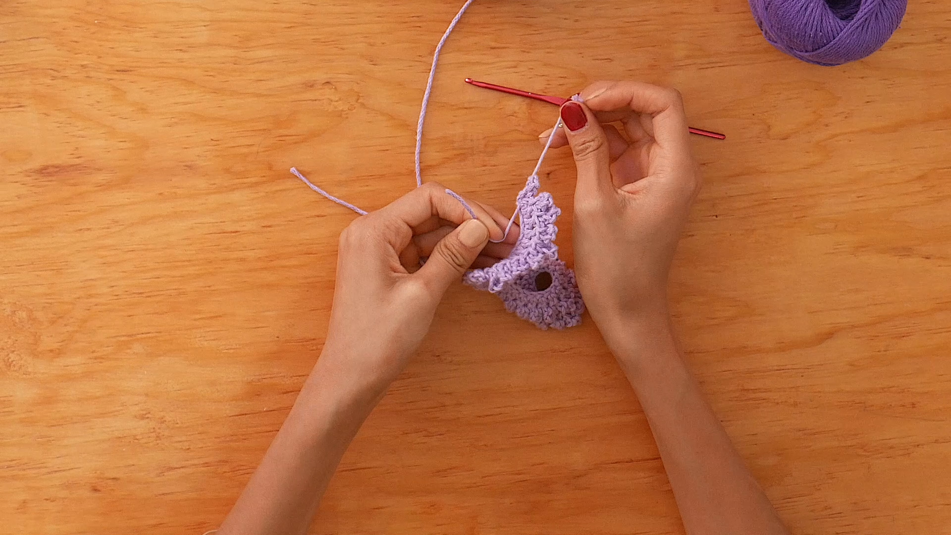 Session 8: Crocheting Lavender Flowers