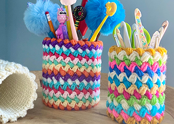 Scrap Yarn Cannister