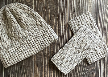 Woodland Mitts and Beanie