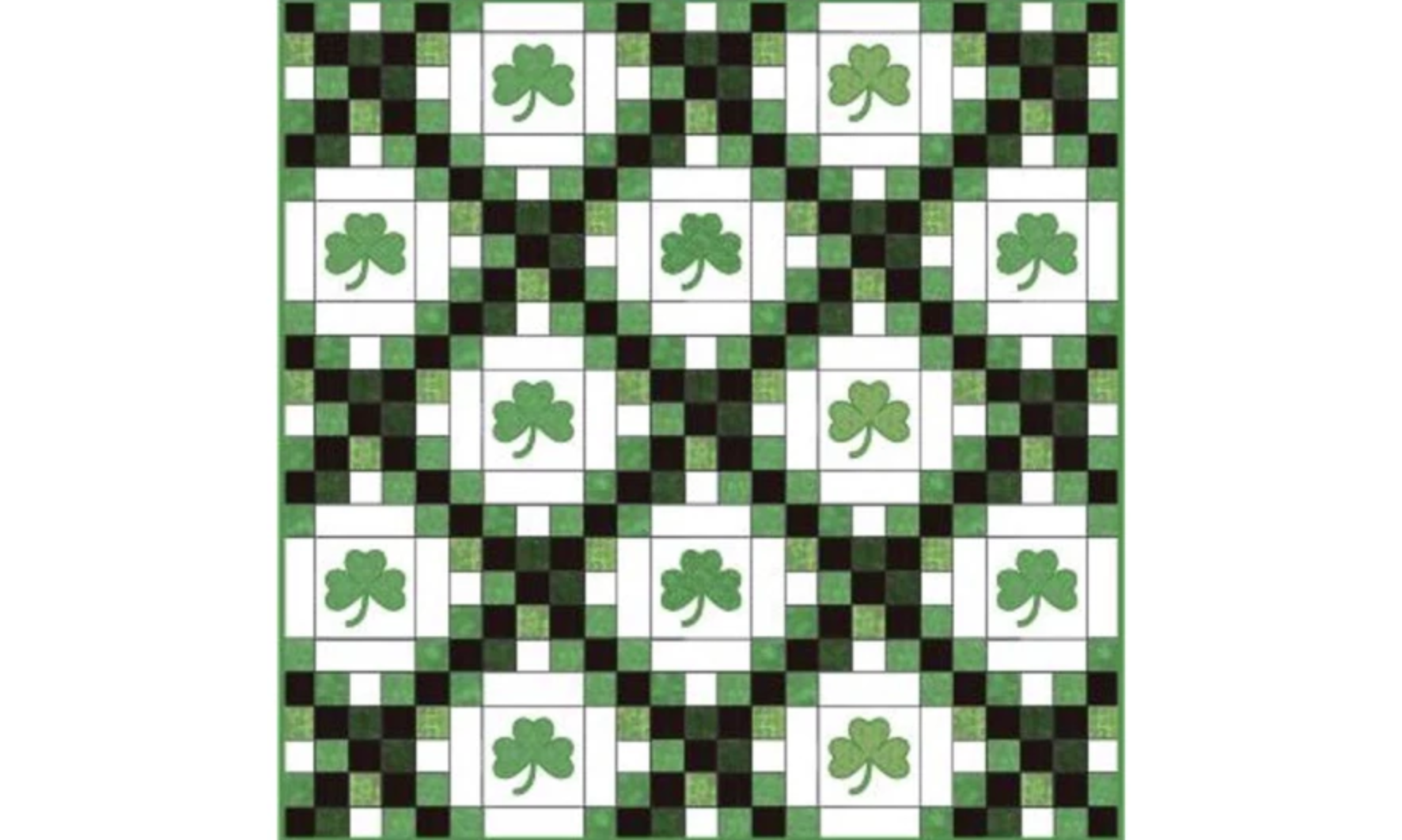 luck of the irish chain quilt