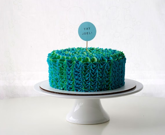 peacock cake