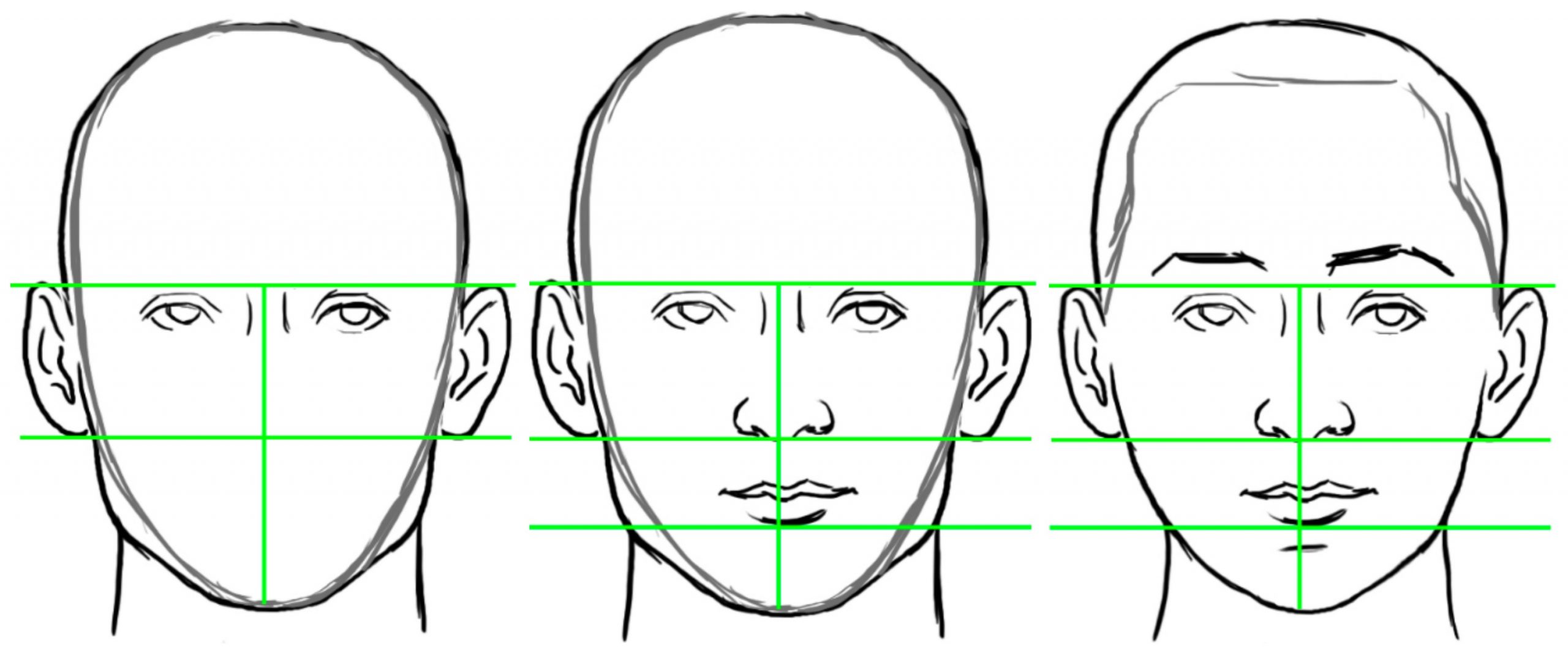 Featured image of post Man Outline Drawing Face To make the construction lines to draw faces draw a circle a horizontal line and a vertical line like the construction lines to draw a face are finished and can be seen above