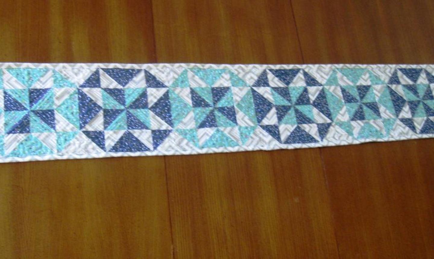 midnight frost table runner